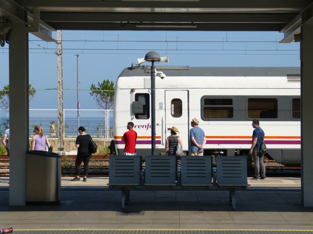 Tren de Renfe en Gavá