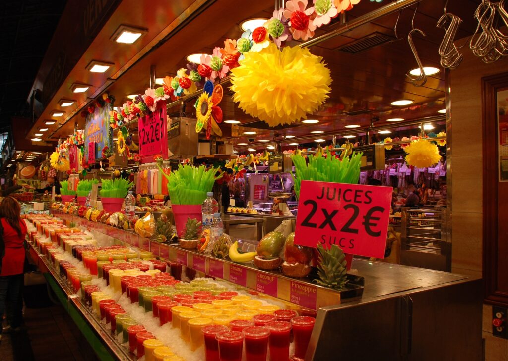 Mercado de la Boquería de Barcelona