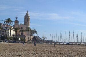 Playa Sitges de Barcelona